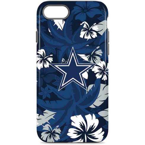 NFL Dallas Cowboys Tropical Print iPhone Cases